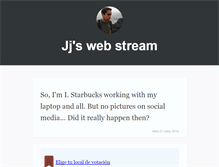 Tablet Screenshot of jj.isgeek.net